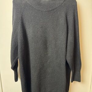 Topshop Dark Gray Cowl Neck Sweater